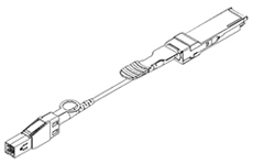 HDminiSAS – QSFP+ активный оптический кабель